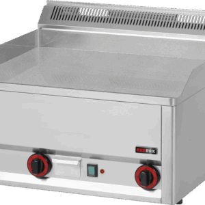 Elektro-Grillplatte 2 Heizzonen Grillfläche glatt hartverchromt Auftischgerät