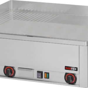 Elektro-Grillplatte 2 Heizzonen Grillfläche glatt/gerillt Auftischgerät