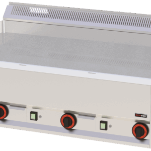 Elektro-Grillplatte 3 Heizzonen Grillfläche glatt hartverchromt Auftischgerät