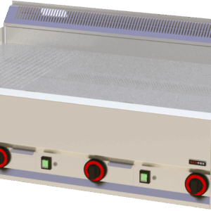 Elektro-Grillplatte 3 Heizzonen Grillfläche glatt/gerillt Auftischgerät