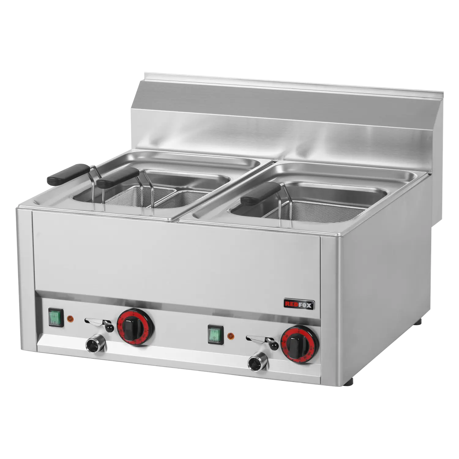 Elektro-Nudelkocher 2 Becken je 8 Liter - Tischgerät