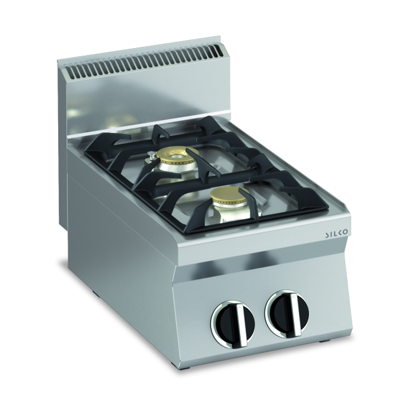 Gas-Kochfläche mit 2 Brenner Tischgerät