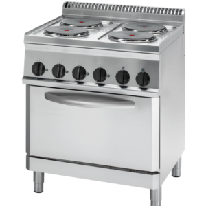 Elektro-Herd mit 4 Kochplatten und Umluftbackofen