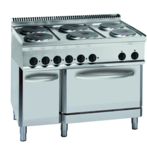 Elektro-Herd 6 Platten Umluft-Elektro-Backofen