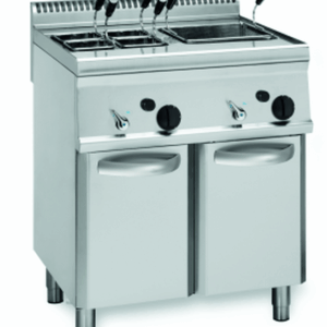 Elektro-Nudelkocher 2 Becken 2x 23 Liter Standgerät