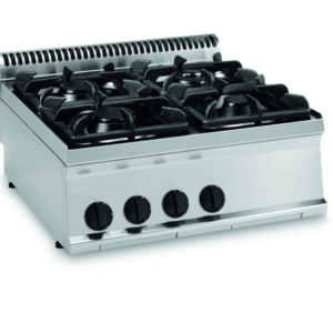 Gas-Kochfläche 19,5kW 4 Brenner Tischgerät