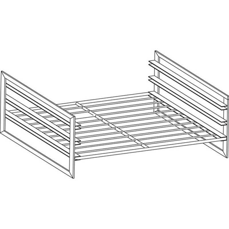 Führungsschienen-Kit GN 2/1 für Unterbauten 80cm
