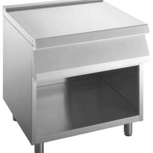 Neutralelement 800 mm breit ohne Schublade offener Unterbau