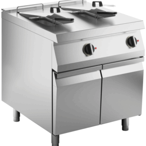 Elektro-Fritteuse 2 Becken je 15 L Standgerät 24kW