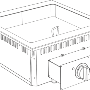 Multibräter 13,8 Liter Drop In 700 Breite 600mm