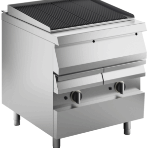 Gas-Vaporgrill 15kW Wasserbecken & Ablasshahn