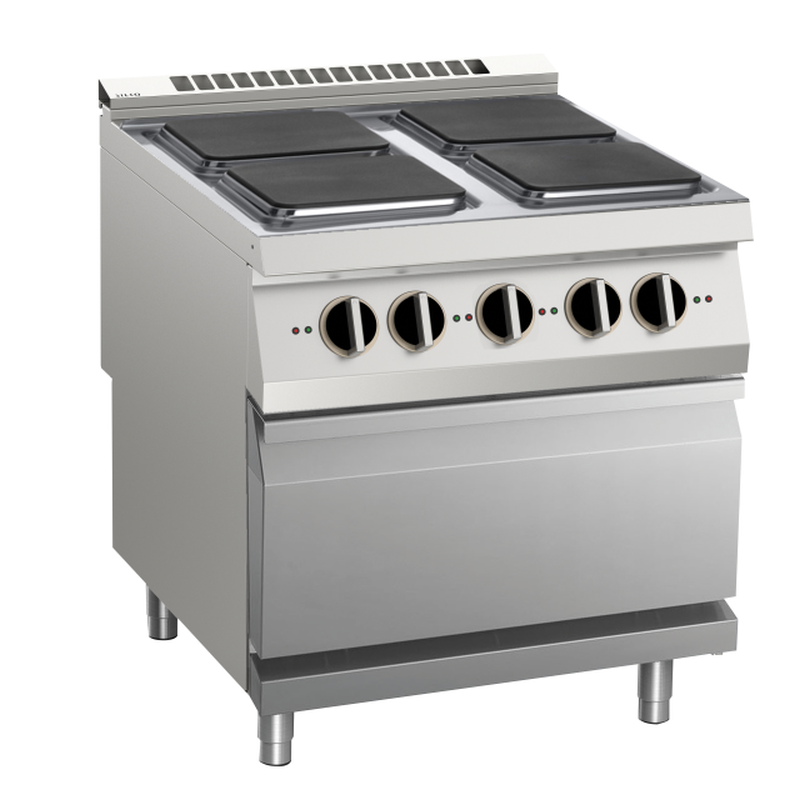 Elektro-Herd 4 Platten 16kW mit Elektro-Ofen 6kW