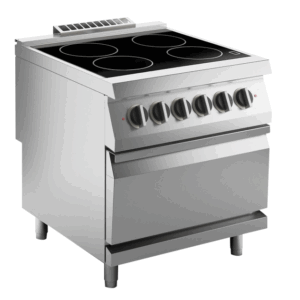 Elektro-Glaskeramikherd 22kW mit Elektro-Ofen 6kW