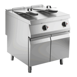 Elektro-Fritteuse 2 Becken je 22 L Standgerät 36kW