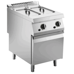 Gas-Fritteuse 2 Becken je 10 L Standgerät 20kW