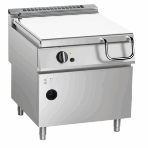Gas-Kipp-Bratpfanne 80 L Compound-Stahl 80 Lt. 20 kW