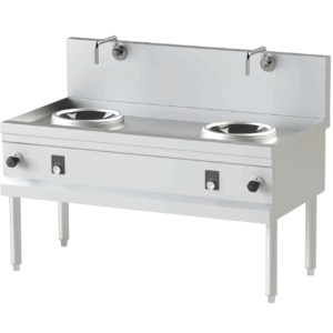 Wokherd 2 Brenner Wand-Modell 5kW