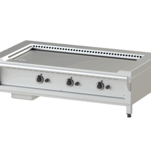 Gas Teppanyaki-Grill mit 3 Heizzonen 21 kW Tischgerät