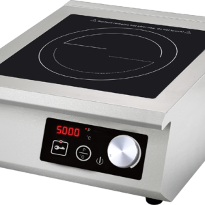 Profi-Induktions-Kochfläche 5 KW mit Drehregler SCHOTT CERAN® Feld