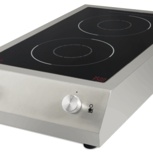 Induktions-Kochfläche mit Drehregler 2x 3,5 KW SCHOTT CERAN® Feld