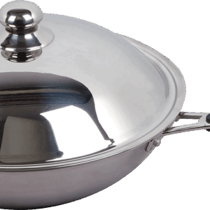 Induktions-Wokpfanne Ø360 mm mit Halte- und Soft-Grip Griff