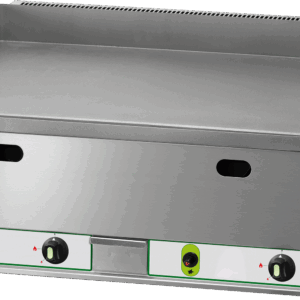 Gas-Grillplatte 2 Heizzonen glatt 8kW