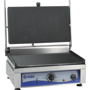 Kontaktgrill Grillfläche 45x27 cm oben gerillt & unten glatt 1 Heizzone