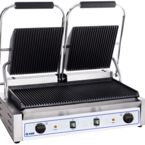 Kontaktgrill Grillfläche 47x23 cm oben & unten gerillt 2 Temperaturzonen