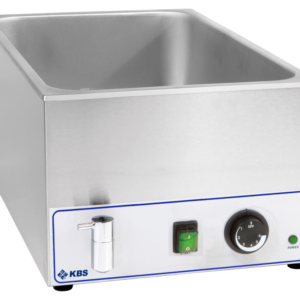 Bainmarie mit Ablasshahn für 1x 1/1 GN, h=150 mm