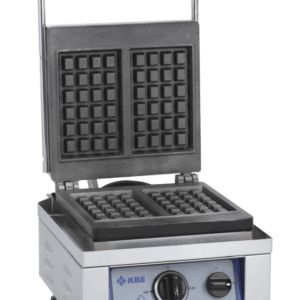 Waffeleisen mit fester Backplatte für 2x Waffeln 10x17x1,5cm