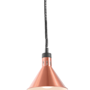 Infrarot Heizlampe Kupfer eloxiert inkl. Leuchtmittel