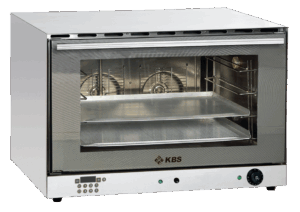 Heißluftofen Euronorm 6,4 kW mit manueller Beschwadung und digitaler Zeitanzeige