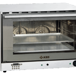 Heißluftofen Euronorm 6,4 kW mit manueller Beschwadung und digitaler Zeitanzeige