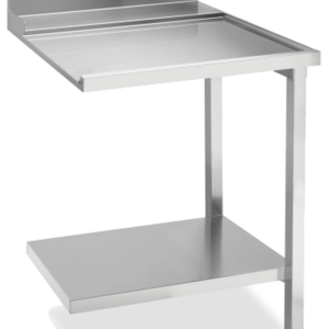 Ablauftisch Breite 70cm mit Grundboden, Anbau rechts
