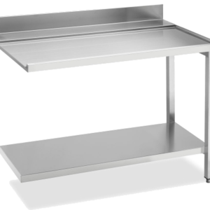 Ablauftisch Breite 120cm mit Grundboden, Anbau rechts