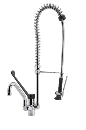 PREMIUM SHRINK Geschirrwaschbrause Schwenkhahn und BEST-Pro LOW-FLOW Brausekopf