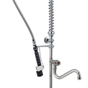 PREMIUM Knebel-Geschirrwaschbrause mit Schwenkhahn und LOW-Flow Brause