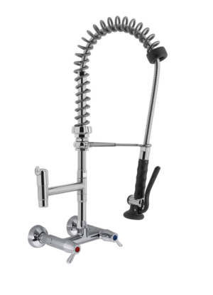 PREMIUM SHRINK Geschirrwaschbrause Schwenkhahn und BEST-Pro LOW-FLOW Brausekopf