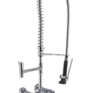 PREMIUM SHRINK Geschirrwaschbrause Schwenkhahn und BEST-Pro LOW-FLOW Brausekopf