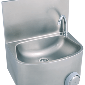 Handwaschbecken halbrunde Form BxTxH 48x35x52cm