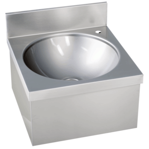 Handwaschbecken eckige Form ohne Mischbatterie BxTxH 40x40x23,5cm