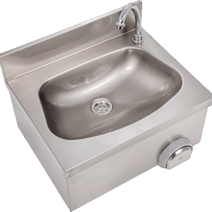 Handwaschbecken eckige Form BxT 50x40cm, zeitgesteuert