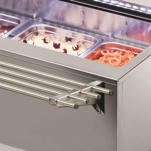 Salatbar Isola 6M VT Tablettrutsche Rundrohr