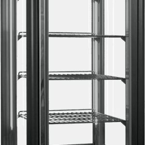 Panoramavitrine Snelle 360 Q Praline LED (anthrazit) 5 Glasablagen