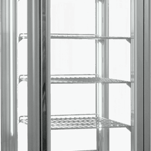 Panoramavitrine Snelle 360 G LED (lichtgrau) 5 Roste