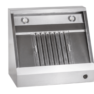 Wandhaube Trapezform 180x90cm Anschlußfertig-Filter Typ F2