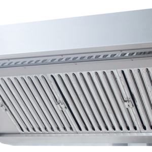 Wandhaube Trapezform 160x90cm Flammschutzfilter Typ F1