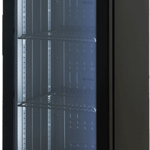 Glastürkühlschrank KBS 316 G Slim schwarz