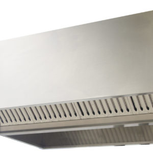 Zentralhaube Kubusform 400x150cm Flammschutzfilter Typ F1