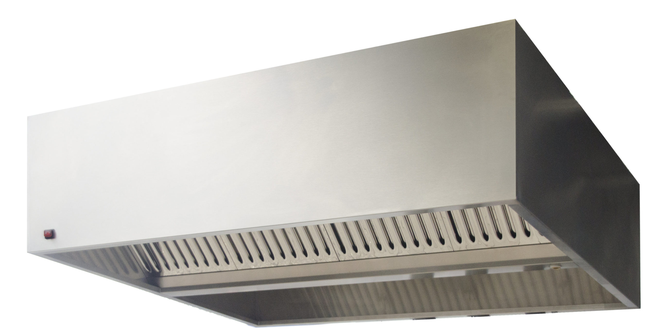 Zentralhaube Kubusform 240x150cm Flammschutzfilter Typ F1